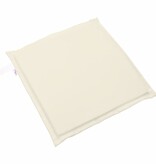 VidaXL Tuinzitkussens 6 st vierkant 45x45x2 cm crèmekleurig