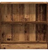 VidaXL Boekenkast 80x24x76 cm bewerkt hout oud houtkleurig