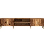 VidaXL Tv-meubel 180x31,5x40 cm bewerkt hout oud houtkleurig