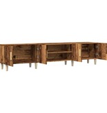 VidaXL Tv-meubel 180x31,5x40 cm bewerkt hout oud houtkleurig