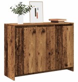 VidaXL Dressoir 102x33x75 cm bewerkt hout oud houtkleurig