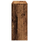 VidaXL Dressoir 102x33x75 cm bewerkt hout oud houtkleurig