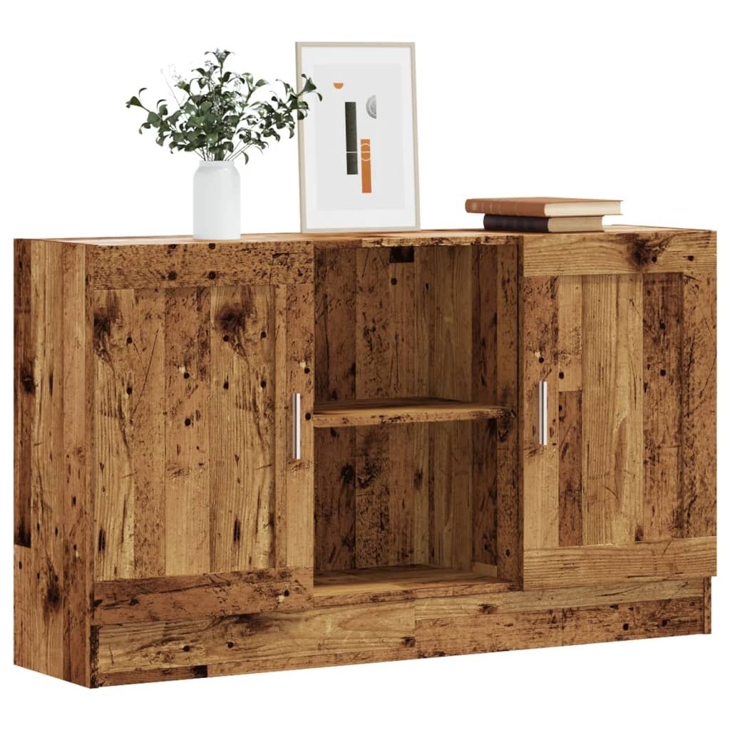 VidaXL Dressoir 120x30,5x70 cm bewerkt hout oud houtkleurig