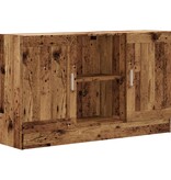 VidaXL Dressoir 120x30,5x70 cm bewerkt hout oud houtkleurig