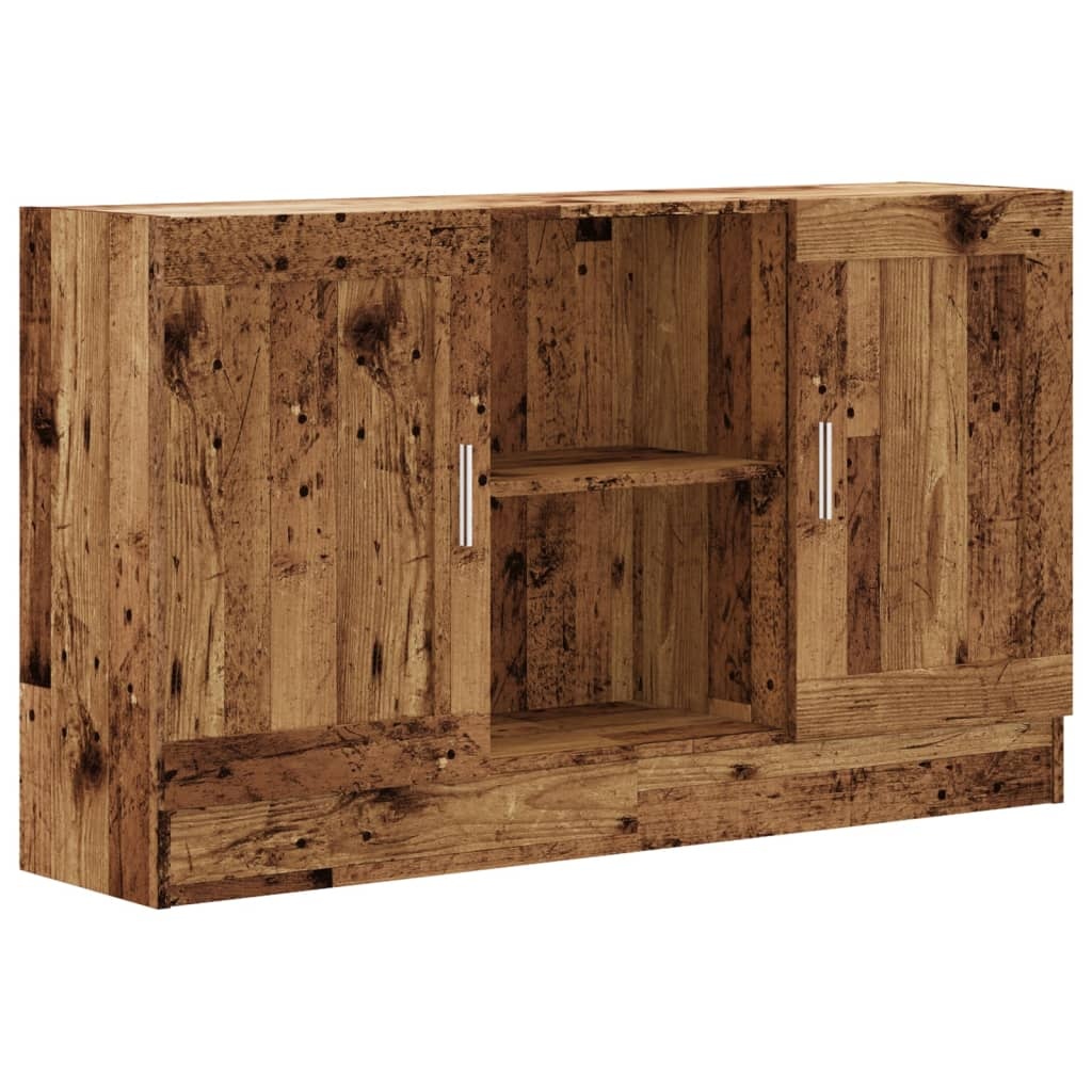 VidaXL Dressoir 120x30,5x70 cm bewerkt hout oud houtkleurig