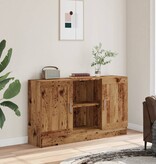 VidaXL Dressoir 120x30,5x70 cm bewerkt hout oud houtkleurig
