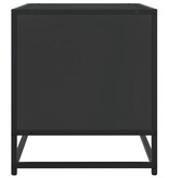 VidaXL Tv-meubel 120,5x40x46 cm bewerkt hout en metaal zwart