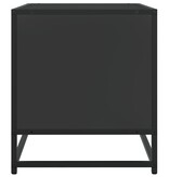 VidaXL Tv-meubel 91x40x46 cm bewerkt hout en metaal zwart