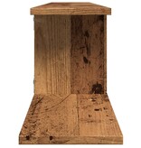 VidaXL Tv-wandschap 125x18x23 cm bewerkt hout oud houtkleurig