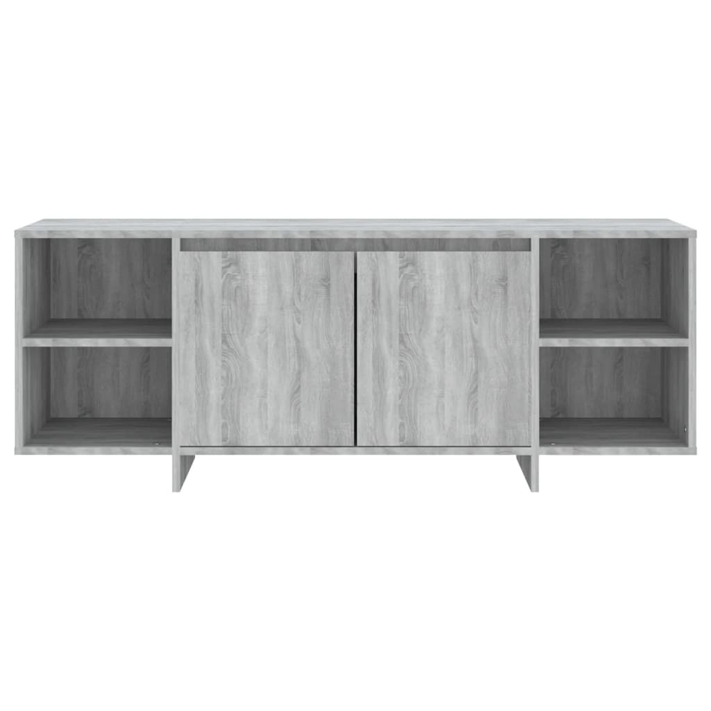 VidaXL Tv-meubel 130x35x50 cm bewerkt hout grijs sonoma eikenkleurig