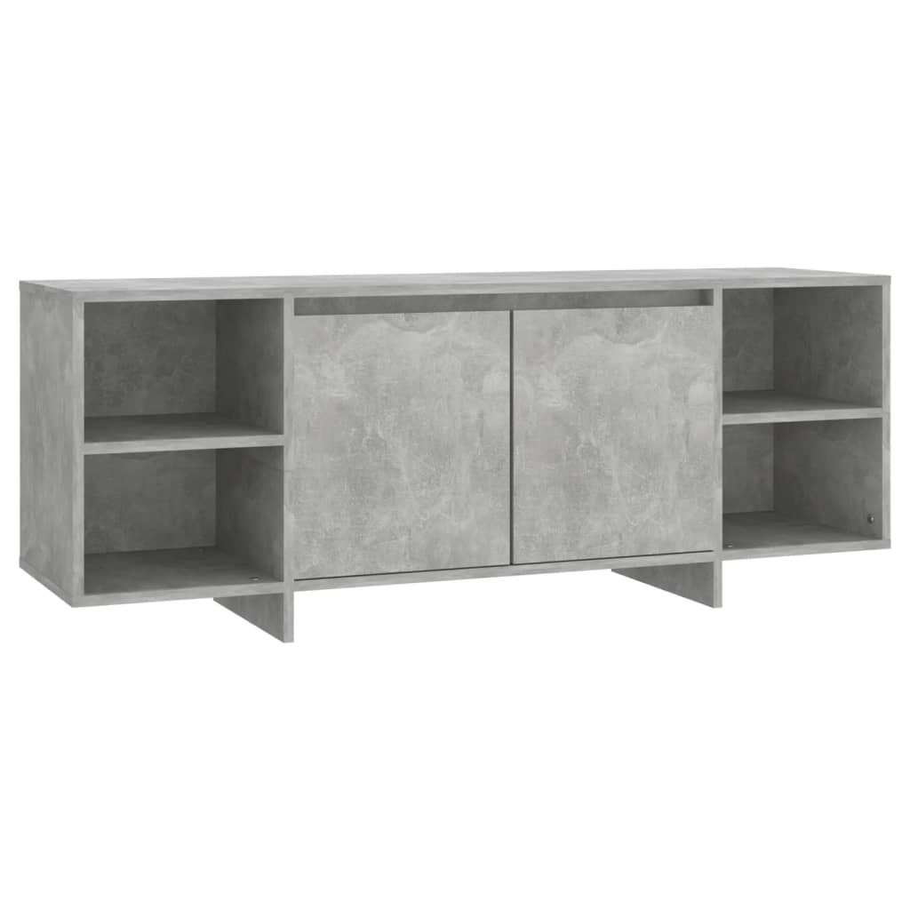 VidaXL Tv-meubel 130x35x50 cm bewerkt hout betongrijs