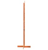 VidaXL Kerstdecoratie kerstboom 180 cm massief grenenhout wasbruin