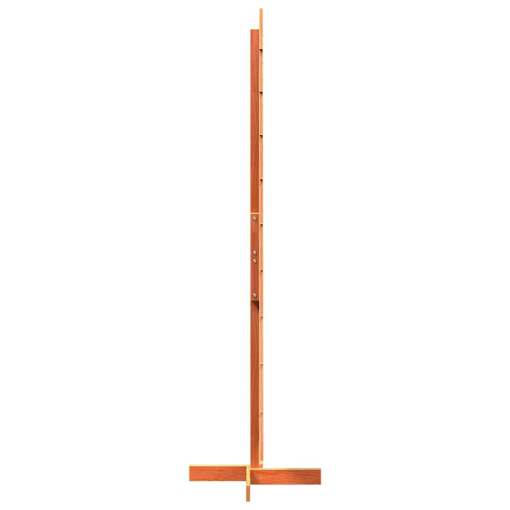 VidaXL Kerstdecoratie kerstboom 180 cm massief grenenhout wasbruin