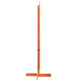 VidaXL Kerstdecoratie kerstboom 150 cm massief grenenhout wasbruin
