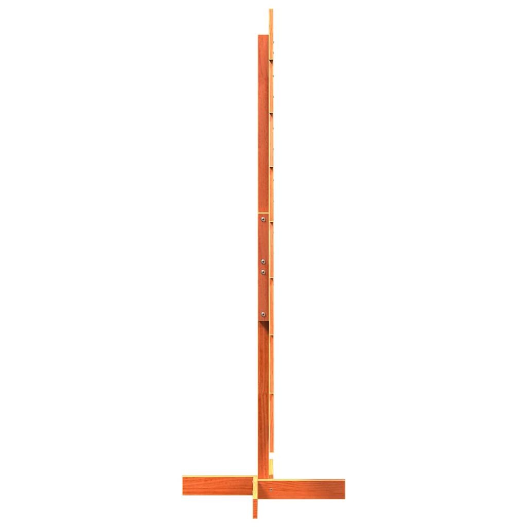 VidaXL Kerstdecoratie kerstboom 150 cm massief grenenhout wasbruin