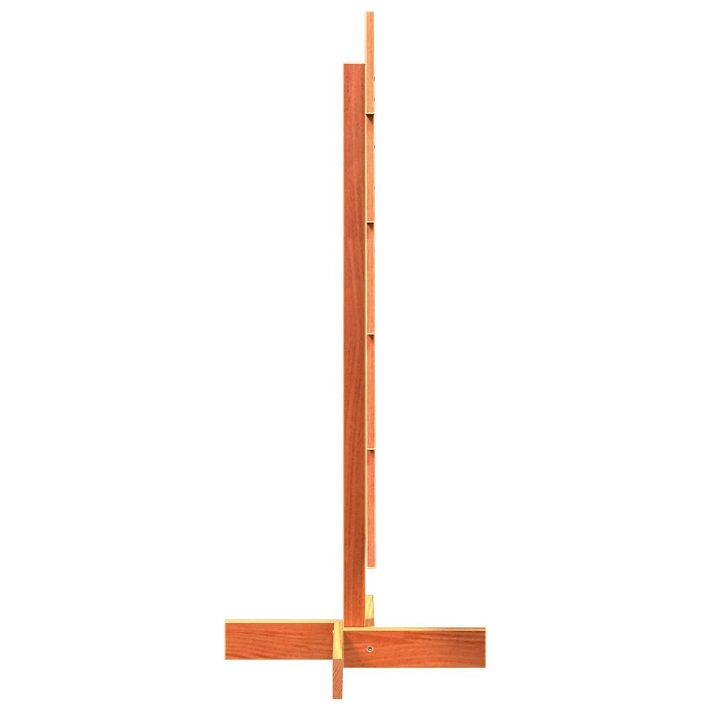 VidaXL Kerstdecoratie kerstboom 100 cm massief grenenhout wasbruin