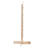 VidaXL Kerstdecoratie kerstboom 100 cm massief grenenhout
