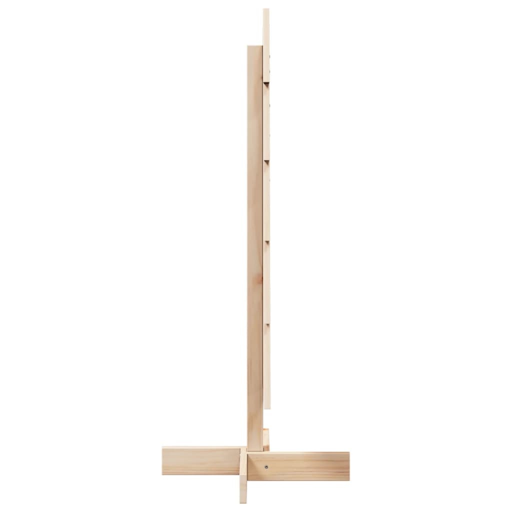 VidaXL Kerstdecoratie kerstboom 100 cm massief grenenhout