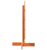 VidaXL Kerstdecoratie kerstboom 80 cm massief grenenhout wasbruin