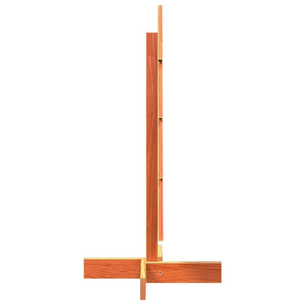 VidaXL Kerstdecoratie kerstboom 80 cm massief grenenhout wasbruin