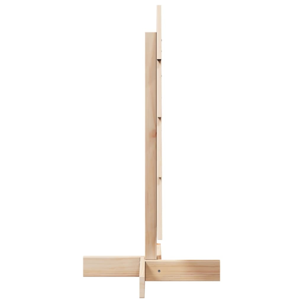 VidaXL Kerstdecoratie kerstboom 80 cm massief grenenhout