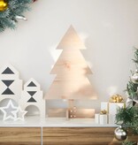 VidaXL Kerstdecoratie kerstboom 60 cm massief grenenhout