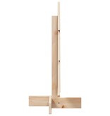 VidaXL Kerstdecoratie kerstboom 60 cm massief grenenhout