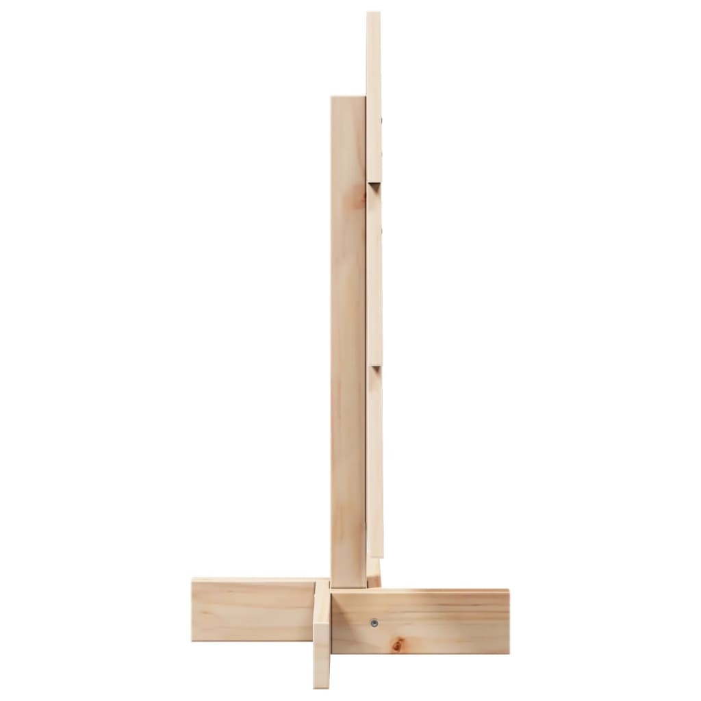 VidaXL Kerstdecoratie kerstboom 60 cm massief grenenhout