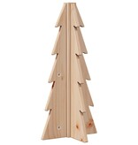 VidaXL Kerstdecoratie kerstboom 49 cm massief grenenhout
