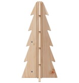 VidaXL Kerstdecoratie kerstboom 49 cm massief grenenhout