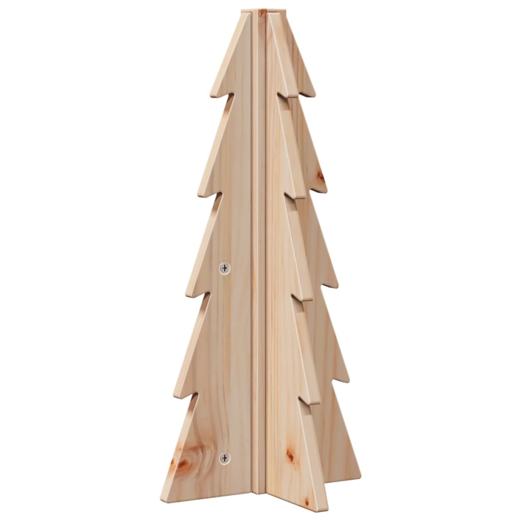 VidaXL Kerstdecoratie kerstboom 49 cm massief grenenhout