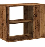 VidaXL Bijzetkast 60x30x50 cm bewerkt hout oud houtkleurig