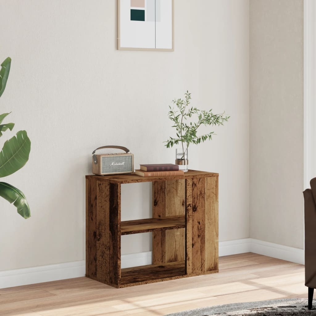 VidaXL Bijzetkast 60x30x50 cm bewerkt hout oud houtkleurig