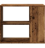 VidaXL Bijzetkast 60x30x50 cm bewerkt hout oud houtkleurig