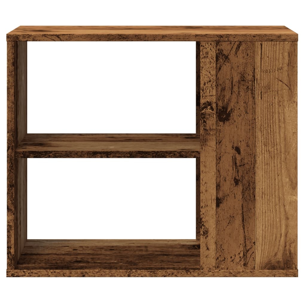 VidaXL Bijzetkast 60x30x50 cm bewerkt hout oud houtkleurig