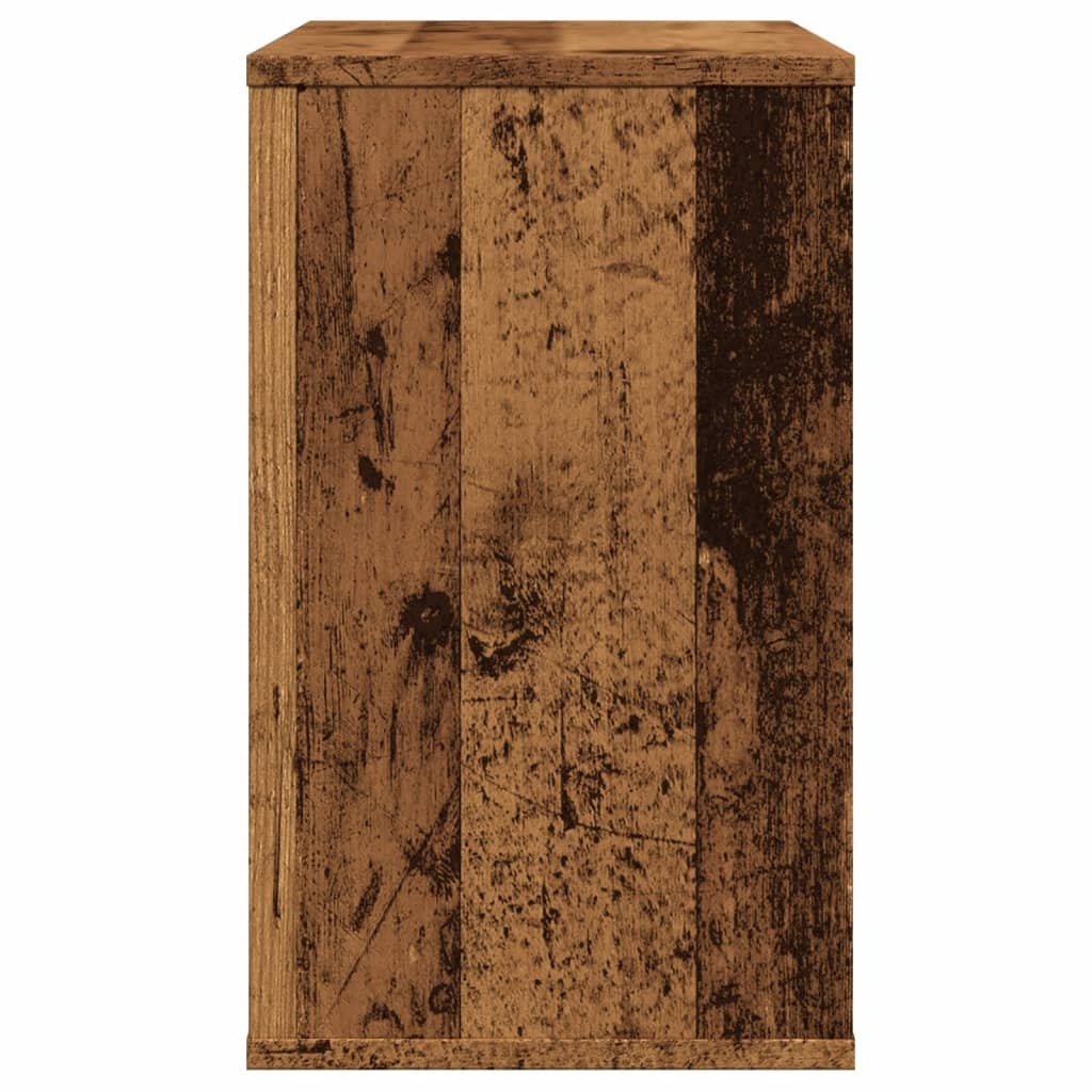 VidaXL Bijzetkast 60x30x50 cm bewerkt hout oud houtkleurig