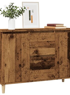 VidaXL Dressoir 102x35x70 cm bewerkt hout oud houtkleurig