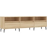 VidaXL Tv-meubel 150x30x44,5 cm bewerkt hout sonoma eikenkleurig