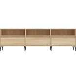 VidaXL Tv-meubel 150x30x44,5 cm bewerkt hout sonoma eikenkleurig