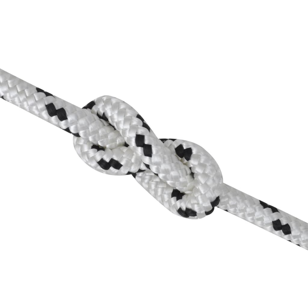 VidaXL Boottouw polyester gevlochten 8mmx50m