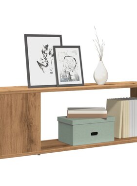 VidaXL Tv-meubel 100x24x32 cm bewerkt hout artisanaal eikenkleur