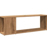 VidaXL Tv-meubel 100x24x32 cm bewerkt hout artisanaal eikenkleur