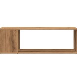 VidaXL Tv-meubel 100x24x32 cm bewerkt hout artisanaal eikenkleur