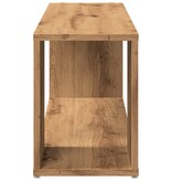 VidaXL Tv-meubel 100x24x32 cm bewerkt hout artisanaal eikenkleur