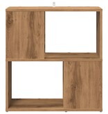 VidaXL Boekenkast 60x24x63 cm bewerkt hout artisanaal eikenkleur