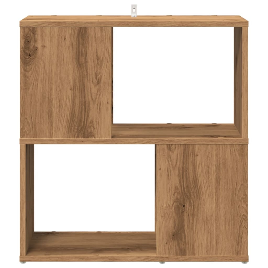 VidaXL Boekenkast 60x24x63 cm bewerkt hout artisanaal eikenkleur