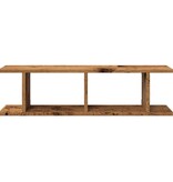 VidaXL Wandschappen 2 st 75x18x20 cm bewerkt hout oud houtkleurig