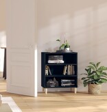 VidaXL Dressoir 57x35x70 cm bewerkt hout zwart