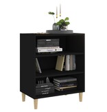 VidaXL Dressoir 57x35x70 cm bewerkt hout zwart