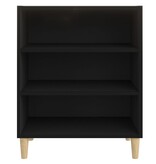 VidaXL Dressoir 57x35x70 cm bewerkt hout zwart